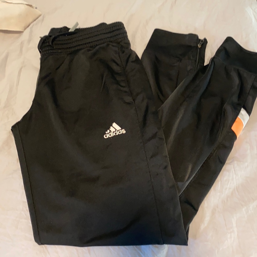 Women’s black adidas pants. Size S  elastic waste